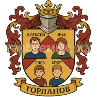 Герб семьи Горланов