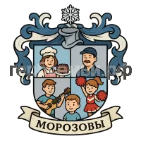 Герб семьи Морозовы