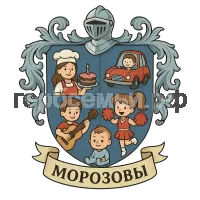 Герб семьи Морозовы