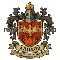 Герб семьи Адилов