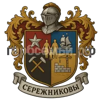Герб семьи Сережниковы