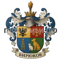 Герб семьи Бирюков