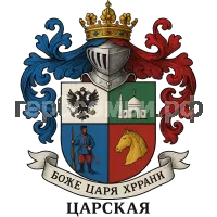 Герб семьи Боже Царя храни