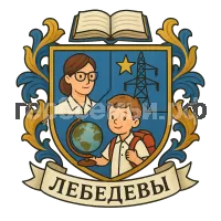 Герб семьи Лебедевы