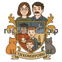 Герб семьи Тихомировы