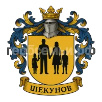 Герб семьи Шекунов