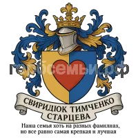 Гербы семьи Свиридюк ТИМЧЕНКО Старцева