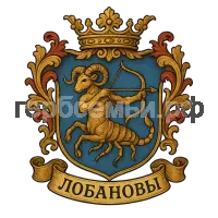 Герб семьи Лобановы