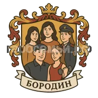 Герб семьи Бородин