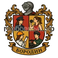 Герб семьи Бородин