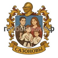 Герб семьи Сазонова