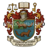 Герб семьи Подкорытовы Крючковы