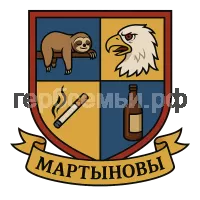 Герб семьи Мартыновы