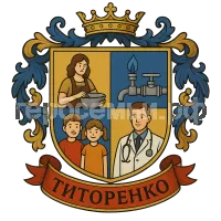 Герб семьи Титоренко