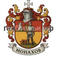 Герб семьи Монахов