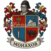 Герб семьи Монахов