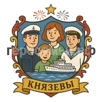 Герб семьи Князевы