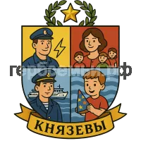 Герб семьи Князевы