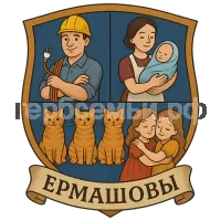 Герб семьи Ермашовы
