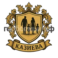 Герб семьи Казиева