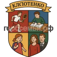 Герб семьи Клопотенко