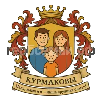 Герб семьи Курмаковы