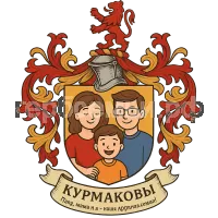 Герб семьи Курмаковы