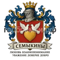 Герб семьи Семыкины