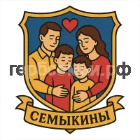 Герб семьи Семыкины