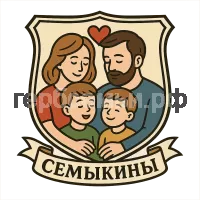 Герб семьи Семыкины