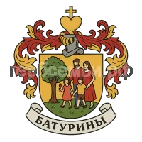 Герб семьи Батурины