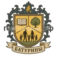 Герб семьи Батурины