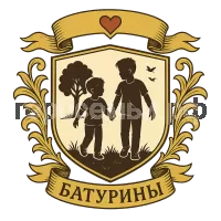Герб семьи Батурины