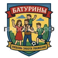 Герб семьи Батурины