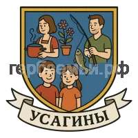 Гербы семьи Усагины