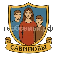 Герб семьи Савиновы