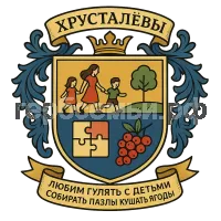 Герб семьи Хрусталевы