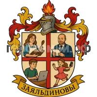 Герб семьи Заялдинов