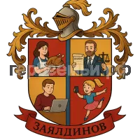 Герб семьи Заялдинов