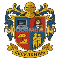 Герб семьи Весёлкины
