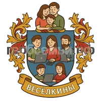 Герб семьи Весёлкины