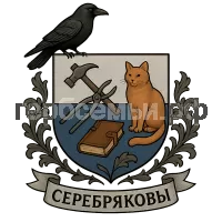 Герб семьи Серебряковы