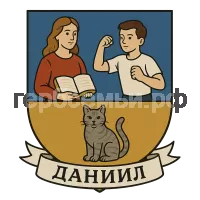 Герб семьи Даниил