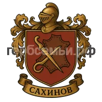 Герб семьи Сахинов