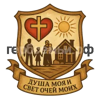 Герб семьи Душа Моя и Свет очей моих
