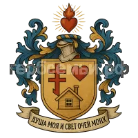 Герб семьи Душа Моя и Свет очей моих