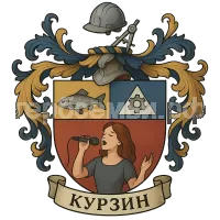 Герб семьи Курзин