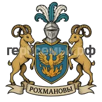 Герб семьи Рохмановы