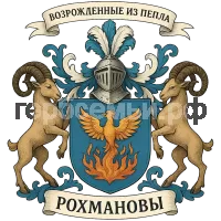 Герб семьи Рохмановы