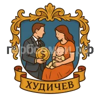 Герб семьи Худичев